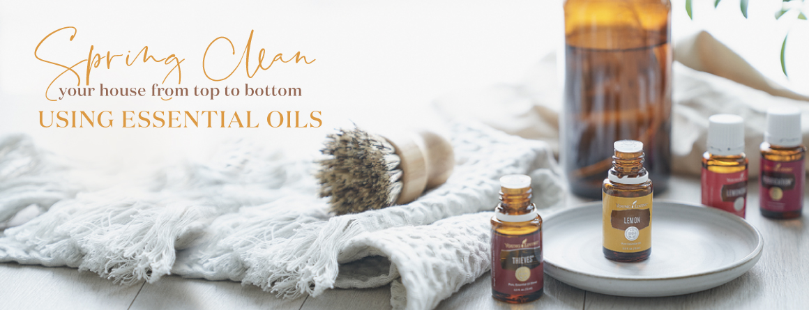 Spring clean you house from top to bottom using young living essential oils